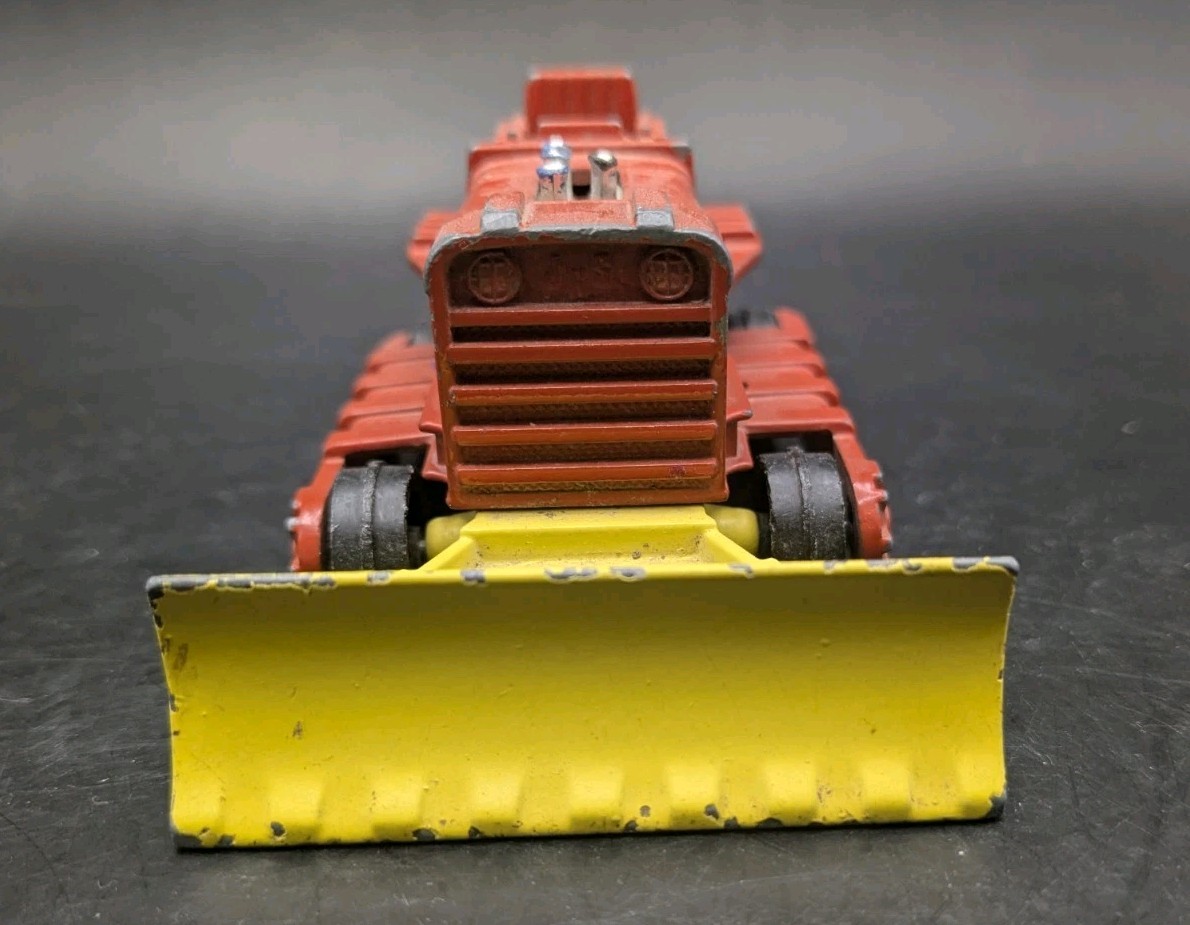 Vintage 1974 Matchbox Die Cast Metal Super Kings K-23 Super Bulldozer Lesney