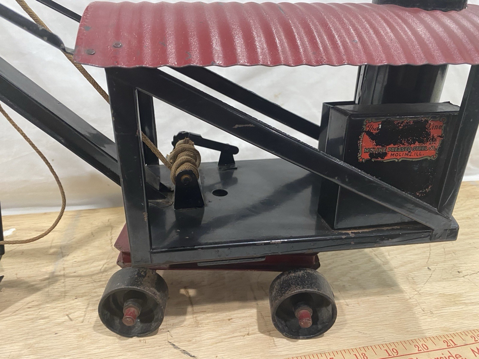 Vintage Buddy L Steam Shovel From The 20’s Original. Nice