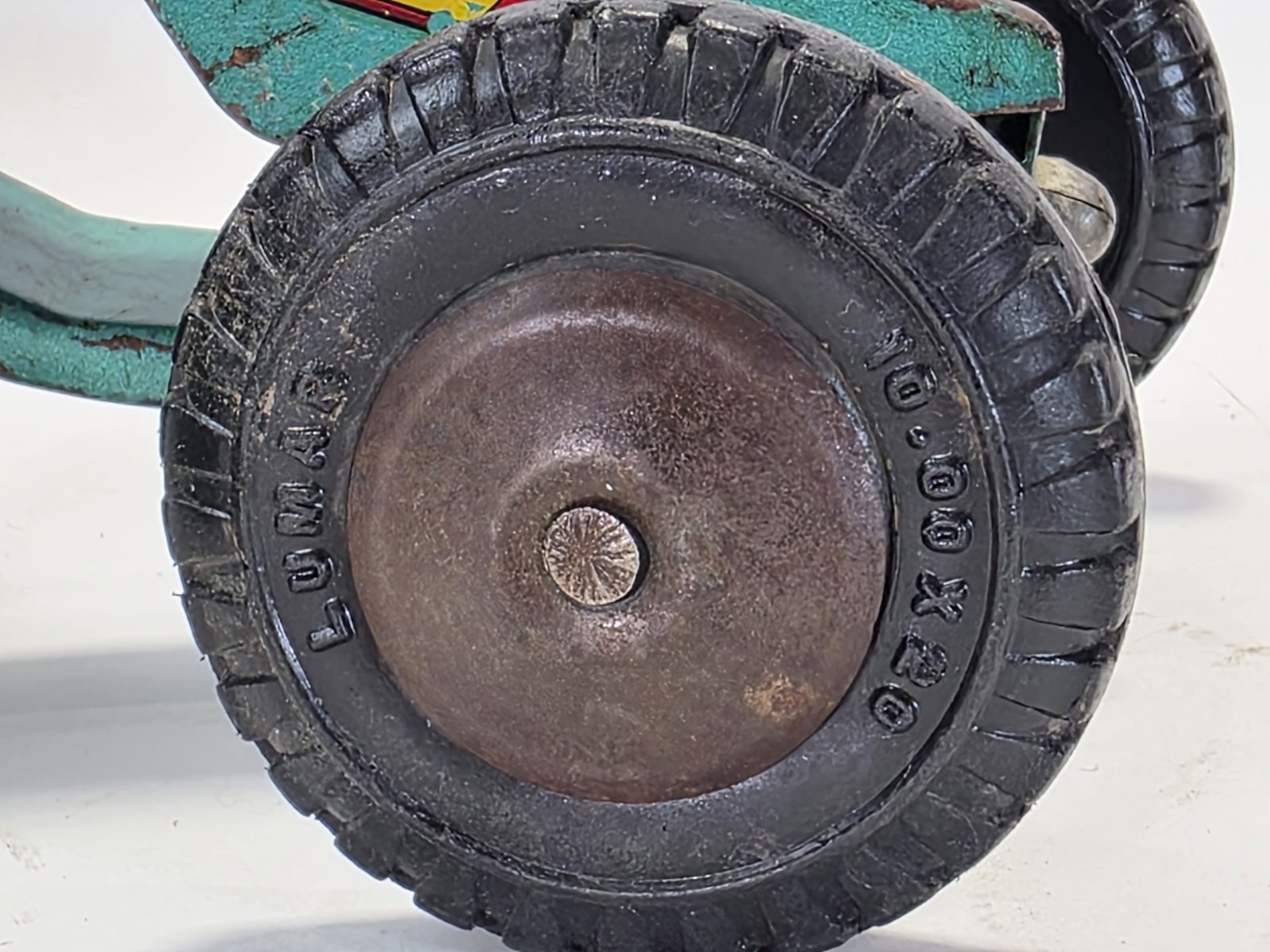 Vintage 1950’s Marx, Power Grader, Steel Toy, Good Condition, Green
