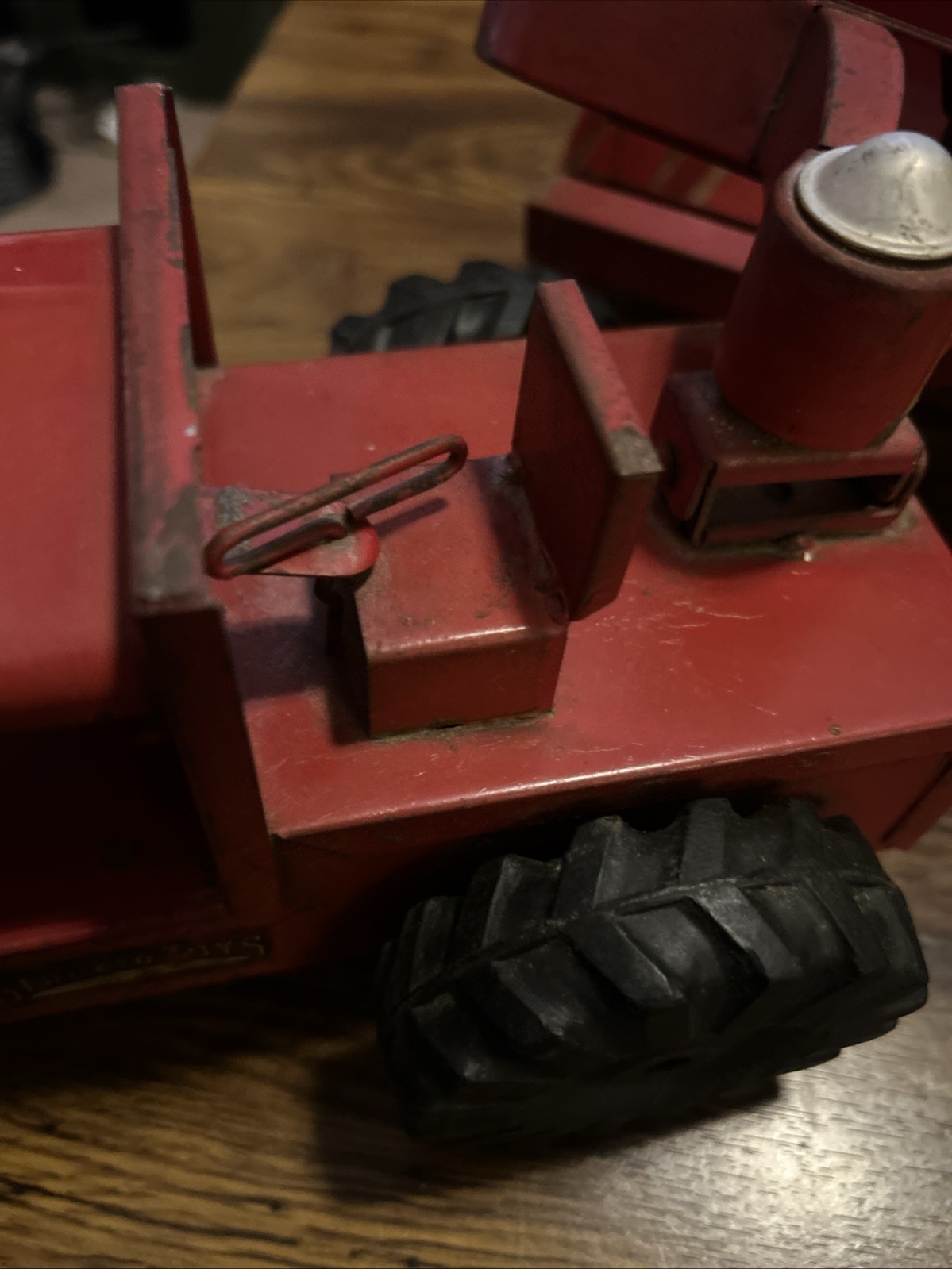 Vintage Original 1950’s Structo Toys Red Structo Scraper Construction Toy