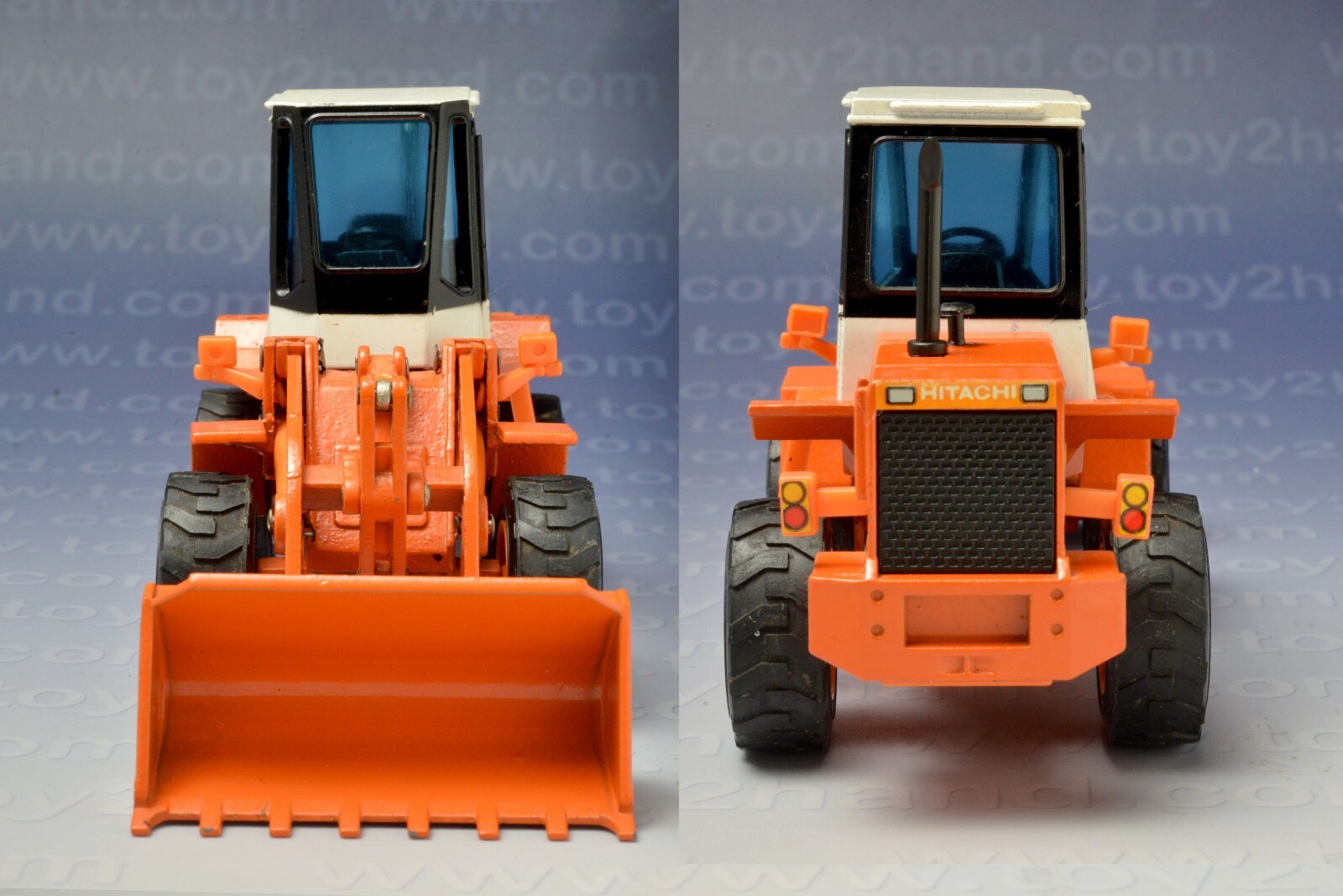 SHINSEI NO.90619-1 HITACHI LX70 SUPER WHEEL LOADER, JAPAN 1990 SCALE 1:40