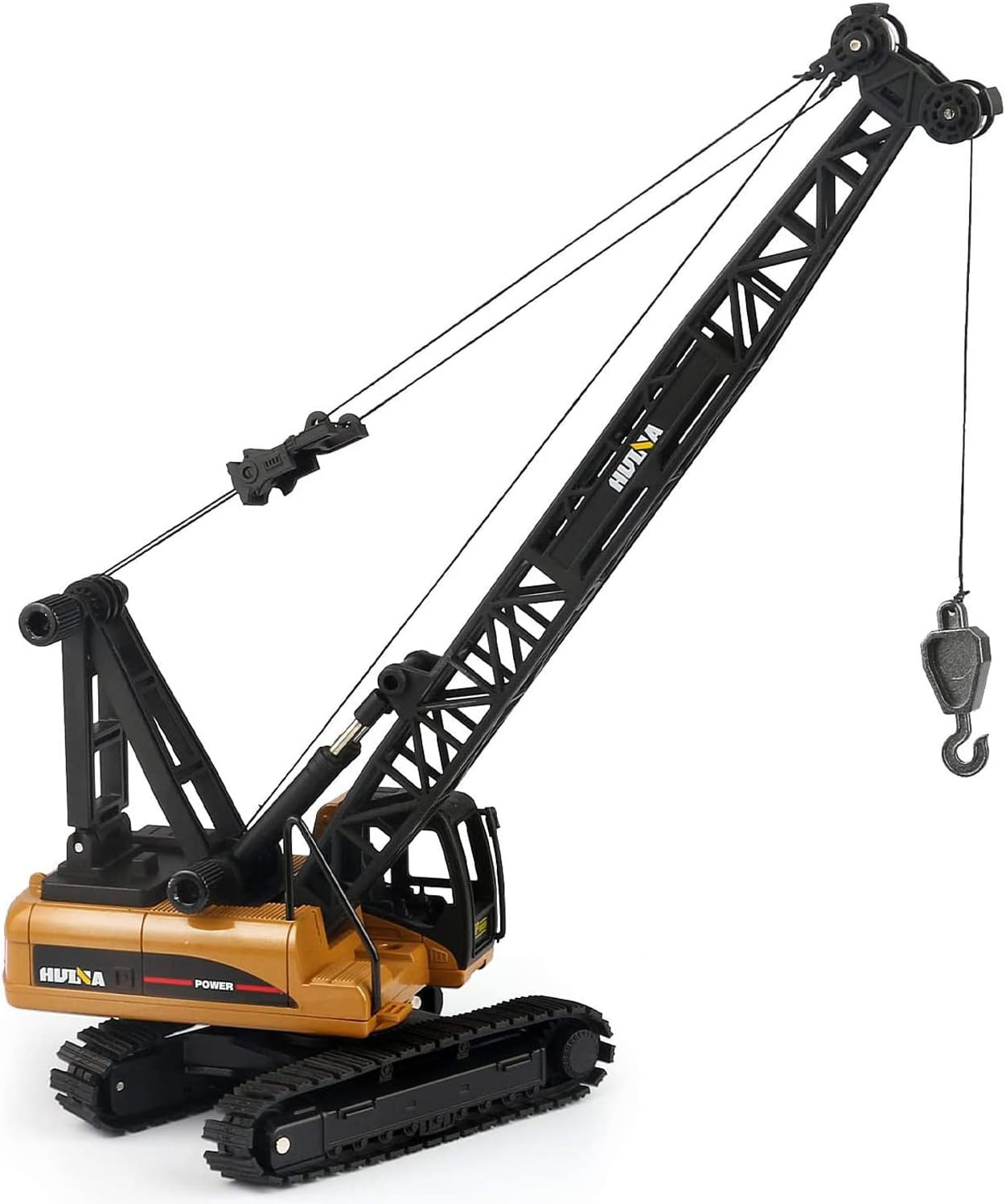1/50 Heavy Duty Construction Metal Crawler Crane, Truck Crane Vehicle Toys for K