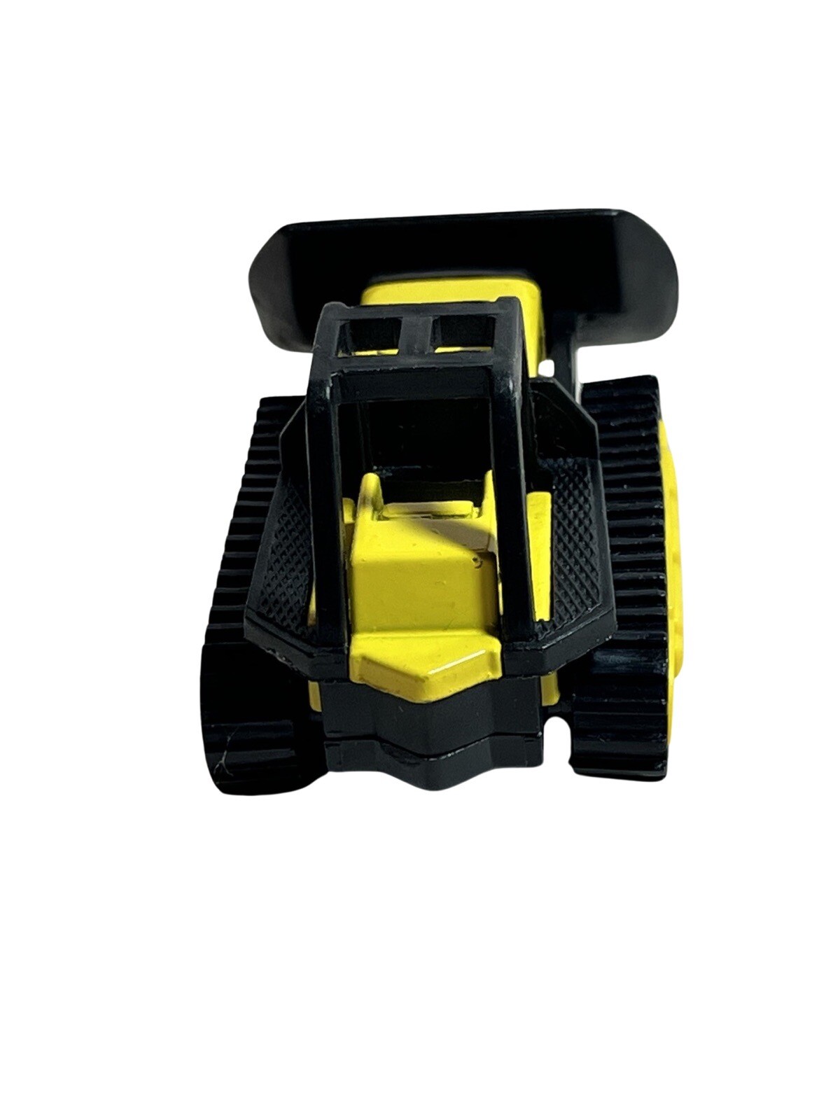 Vintage Toy TONKA Tractor Bulldozer Front Loader Diecast Plastic Yellow 3.25”