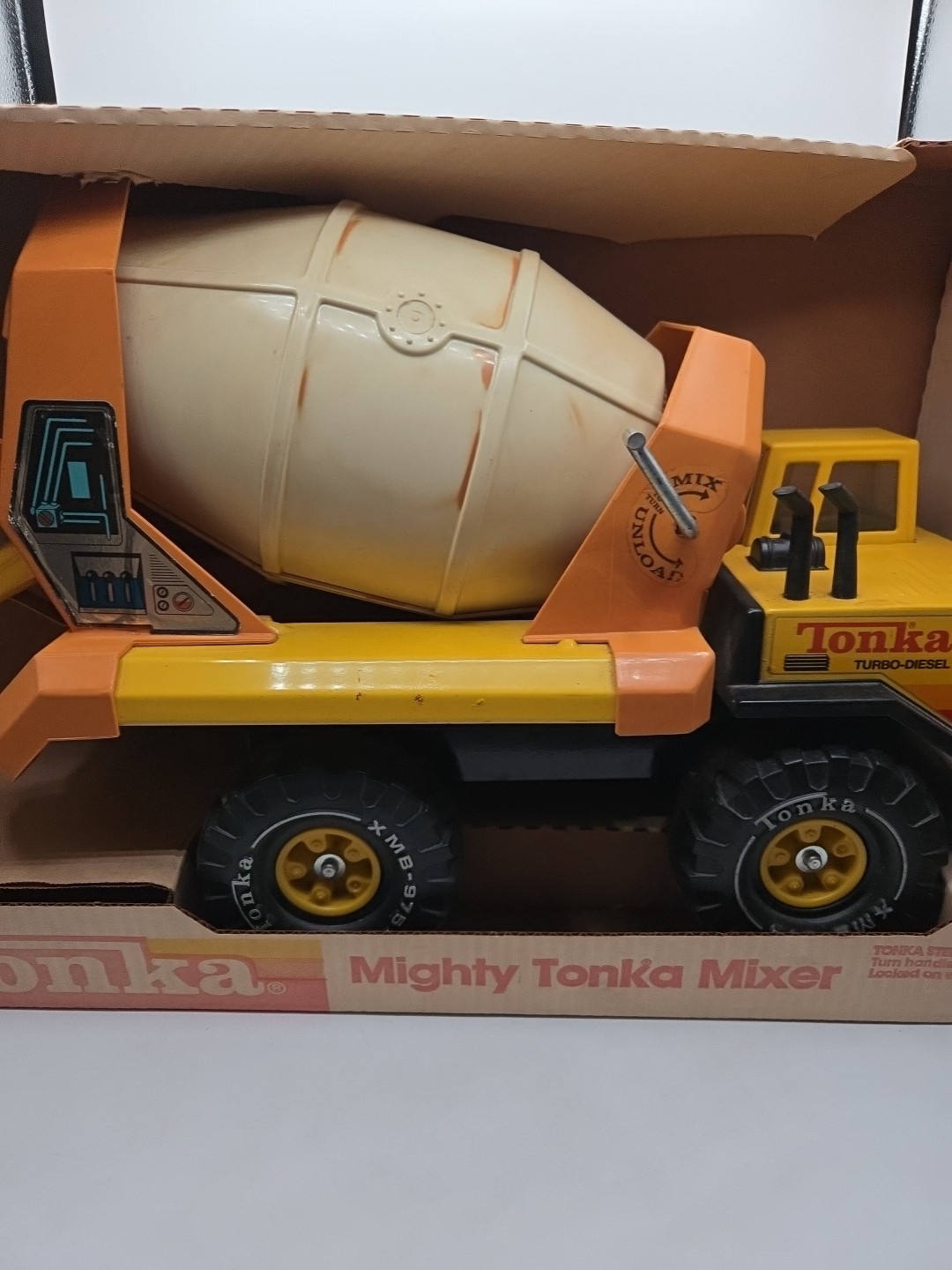 1983 VINTAGE Tonka Turbo-Diesel Mighty Cement Mixer No.3905 NEW IN ORIG BOX RARE