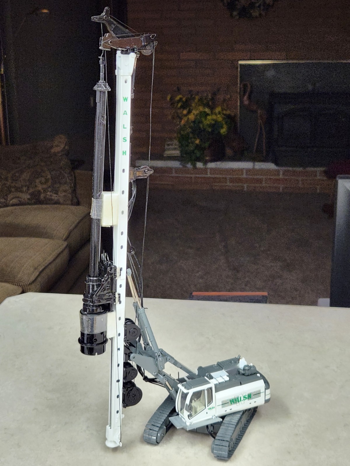 1/50 Brami Bauer BG24H WALSH Rotary Drill w/Kelly Boring System