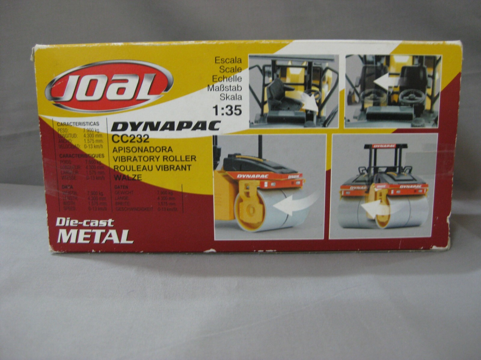 JOAL REF:199 DYNAPAC CC232 RAMMER E:1/35 NEW-OLD STOCK STORE