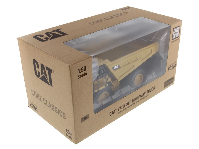 DIECAST MASTERS – CATERPILLAR 777D with Figure – 1/50 – DCM85104