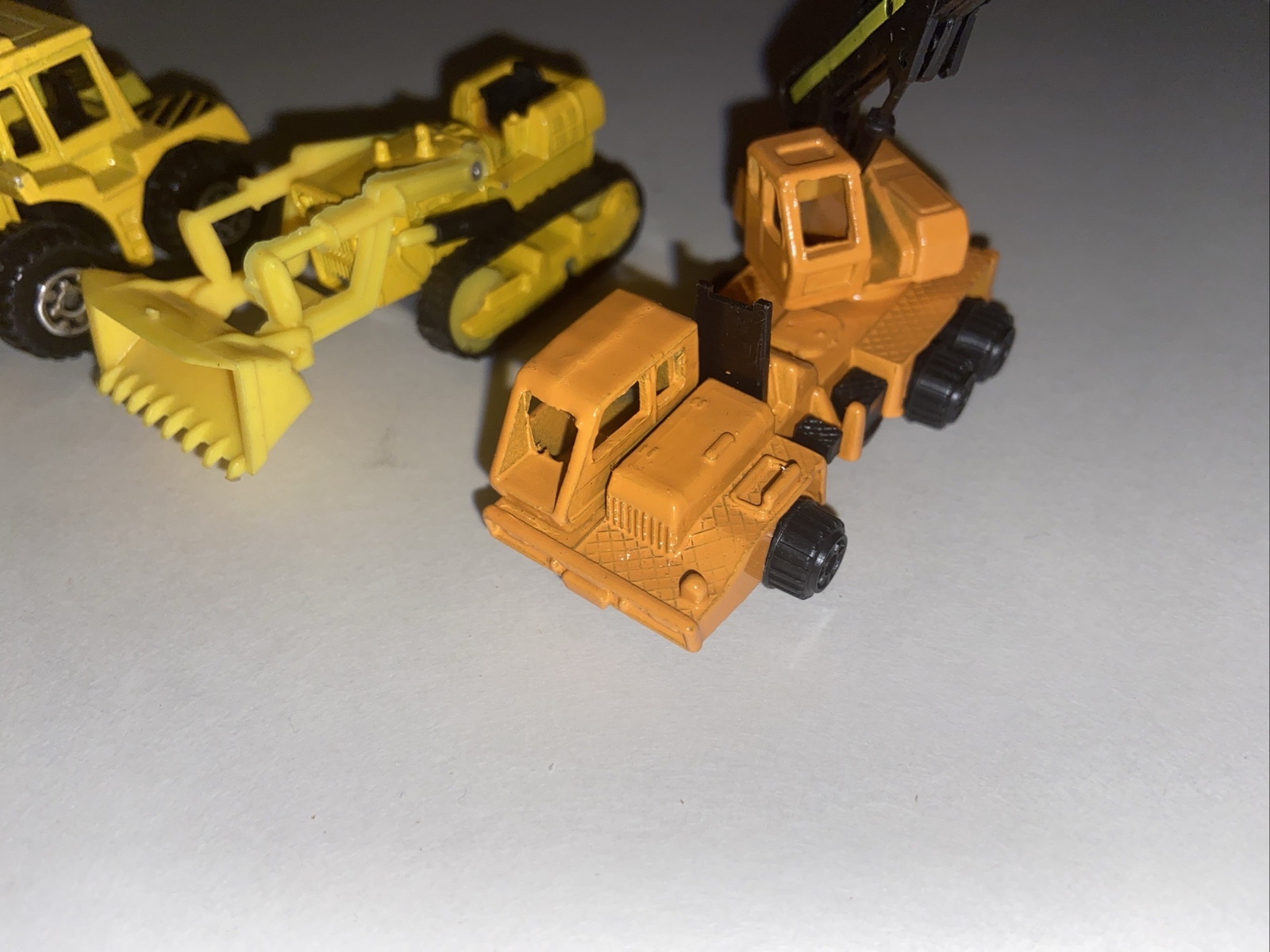 Matchbox Excavator Front Loader Blade Crane Bulldozer 6 Heavy Equipment Lot
