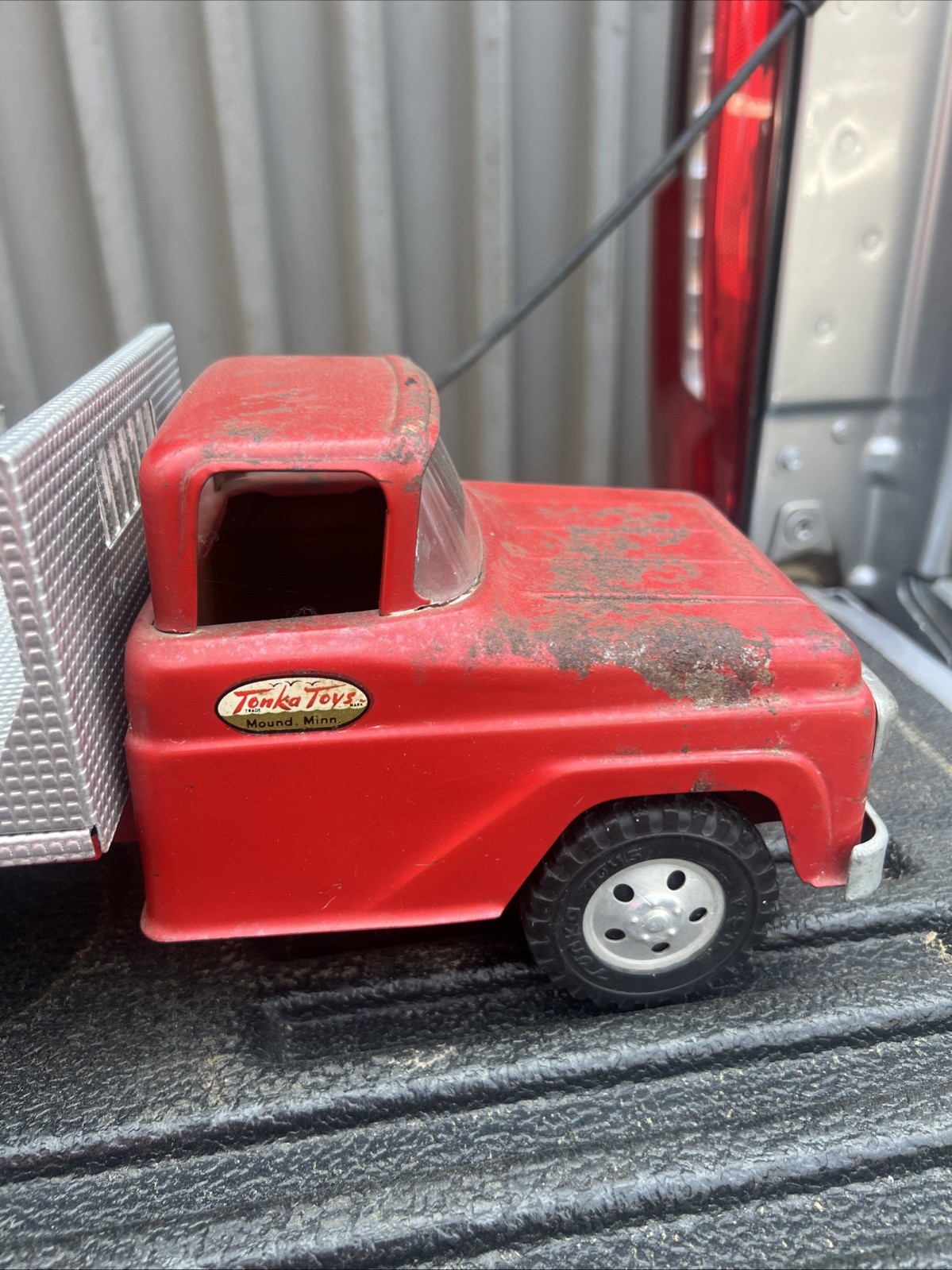 Vintage 1958 Tonka Utility Truck # 03 in catalog original condition w play wear