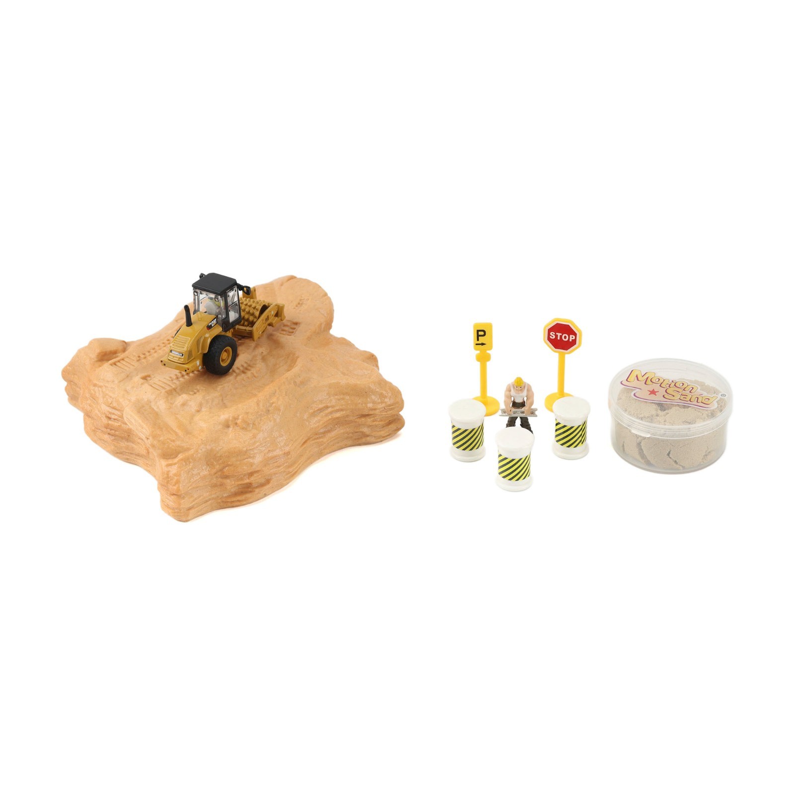 CAT CS56 Padfoot Roller Playset Diecast 1:87 Scale Model – Diecast Masters 84555