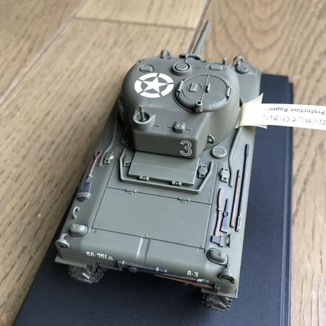 Tamiya 1/48 Military Miniature Sherman M4A1 US Army Tank Model