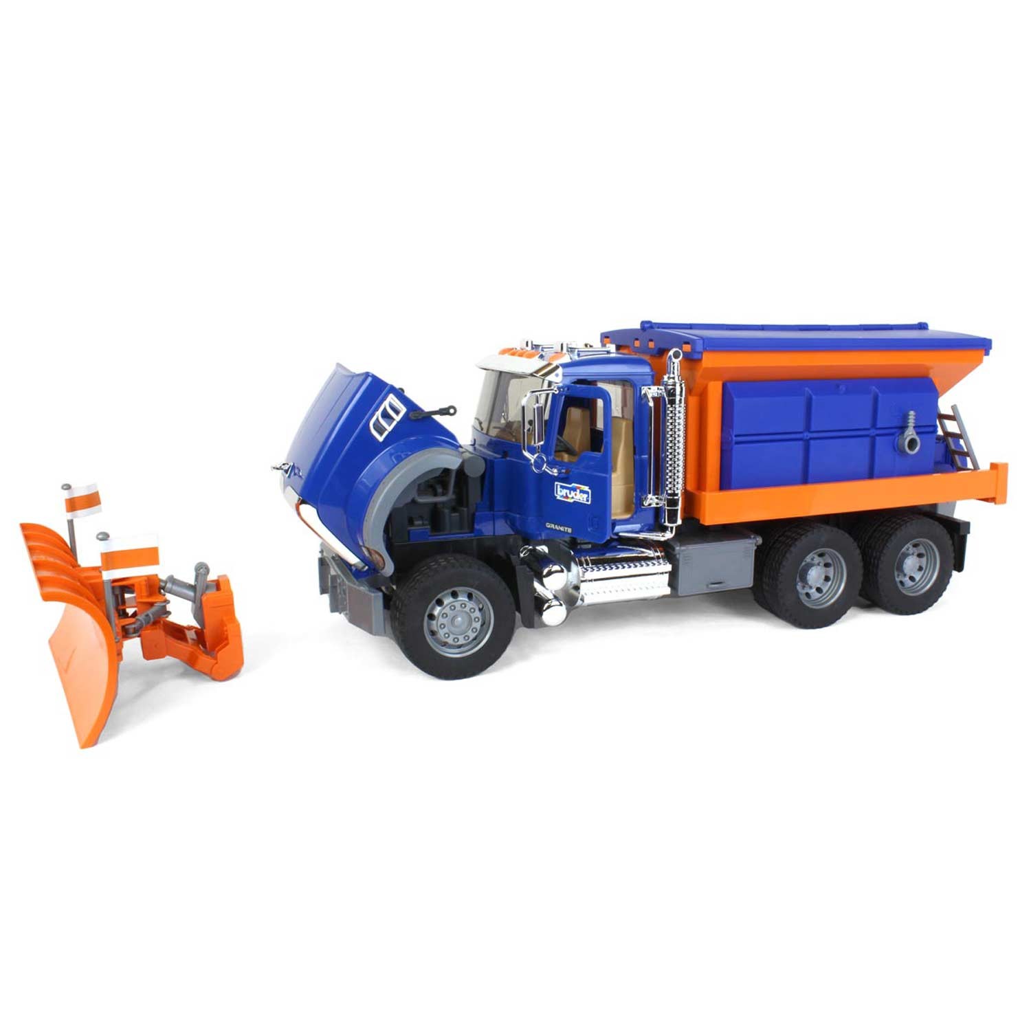 1/16 Mack Granite Winter Service Snow Plow Truck by Bruder 02816