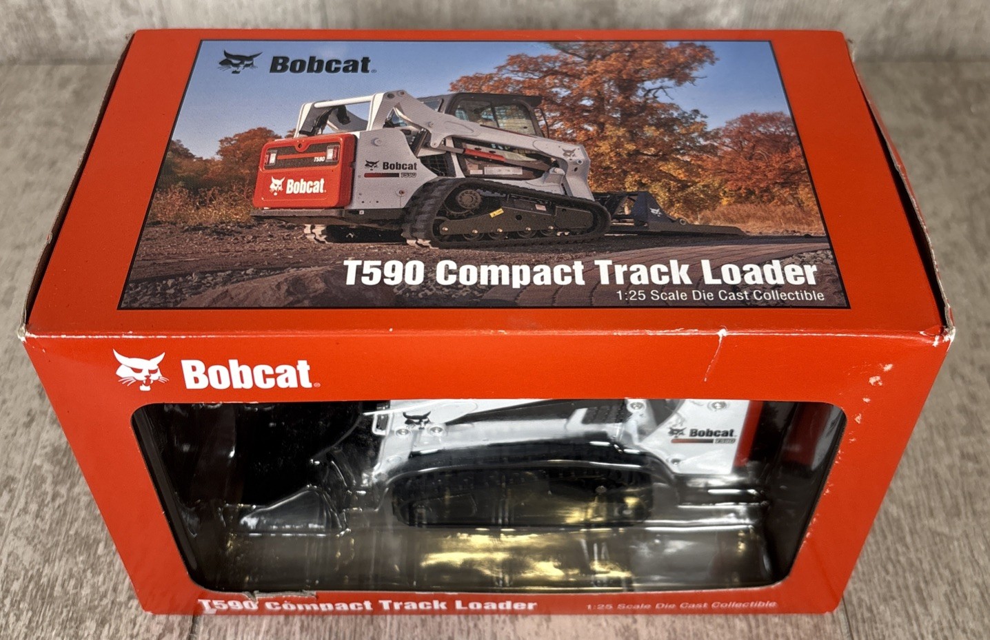 1/25 Norscot Bobcat T590 Compact Track Loader Diecast w/ Box
