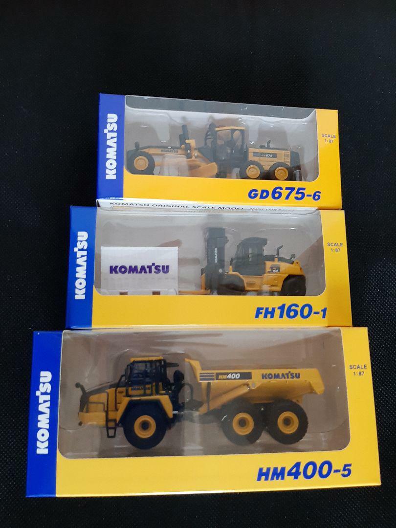 KOMATSU 1:87GD675-6 FH160-1 HM400-5 3set Japan