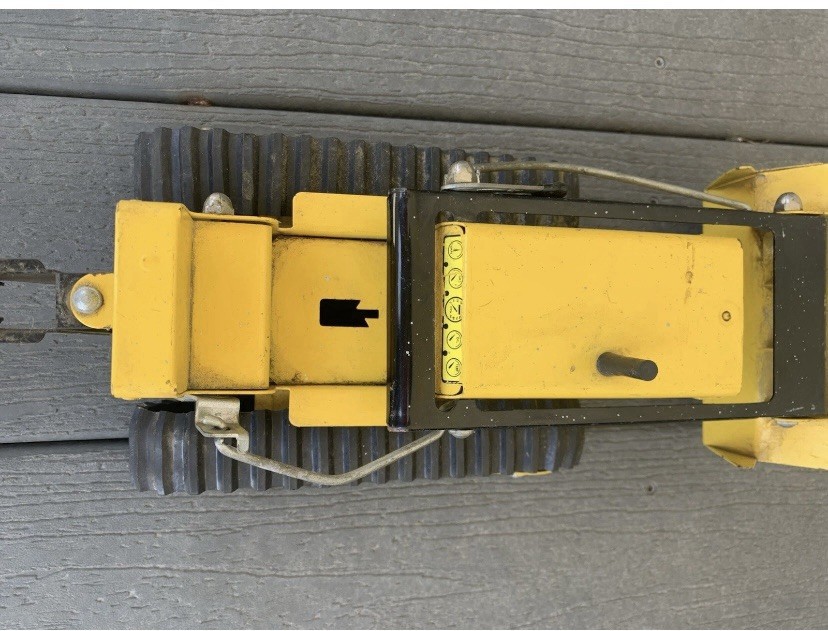Vintage 1960s Tonka Trencher Backhoe Loader Pressed Steel Made in USA