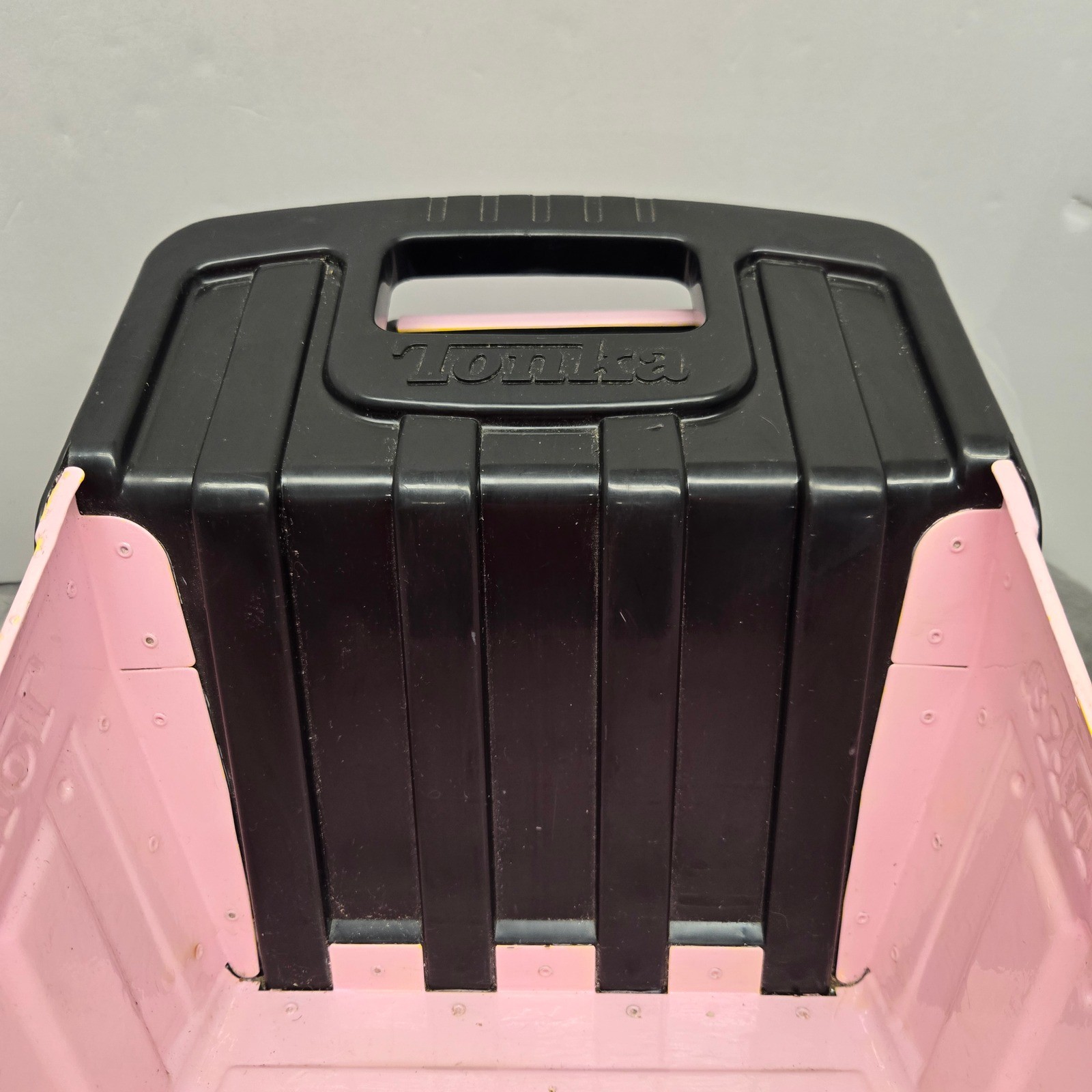 Tonka Mighty Dump Truck Pink Black Custom 2007 Hasbro Vintage Toy Vehicle