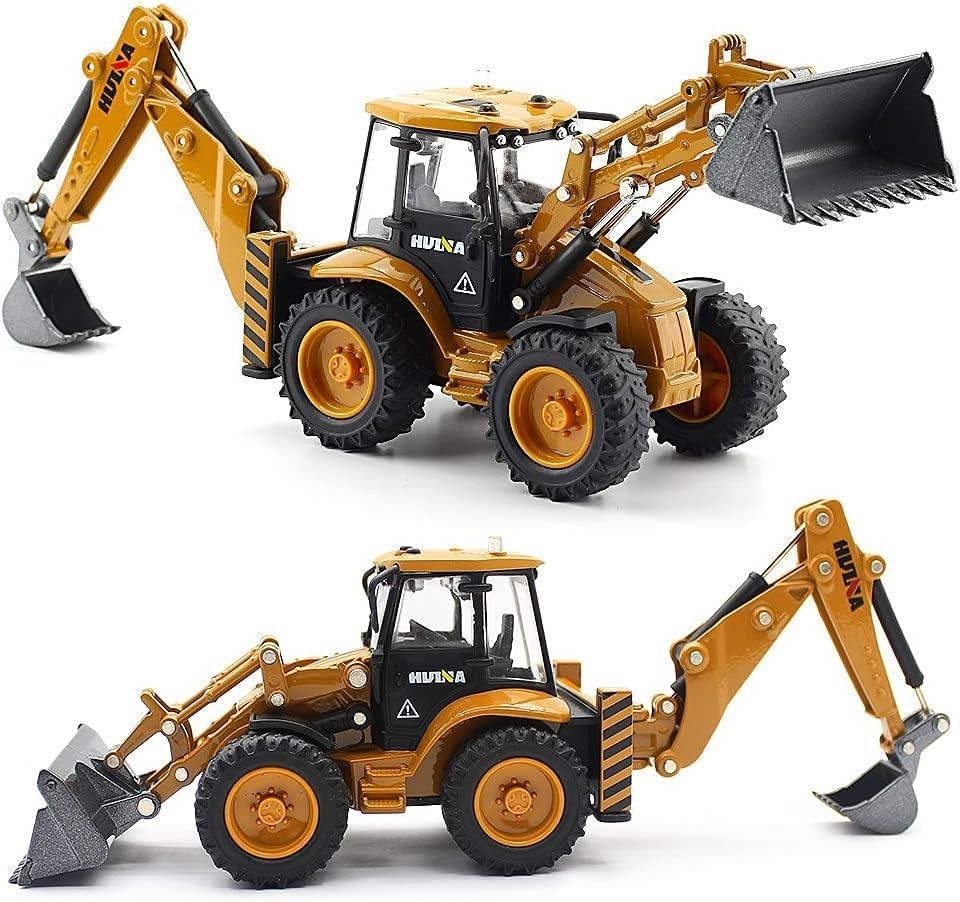 Die-cast Backhoe Loader Construction Vehicle