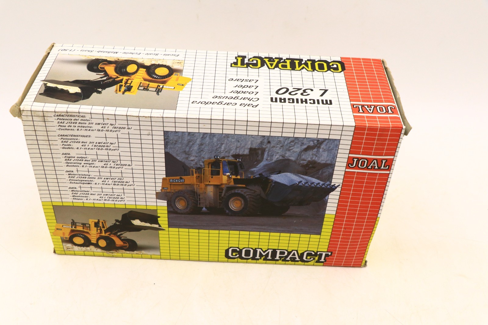 Joal 1:50 Scale Michigan L320 Wheel Loader – Diecast Model #239 New