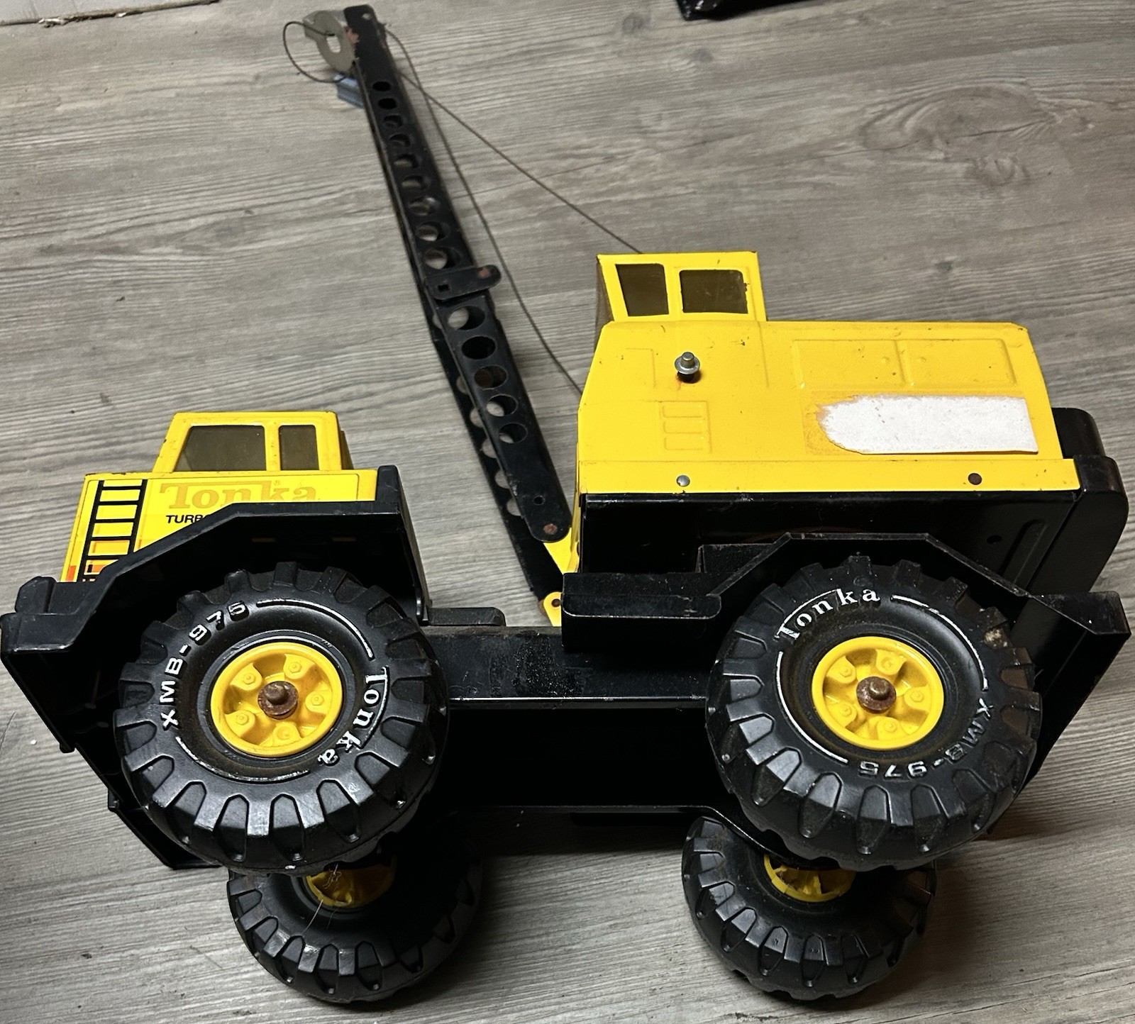 Vintage Tonka Turbo-Diesel Crane 54782 A *Missing Bucket/Scoop* Made In USA*