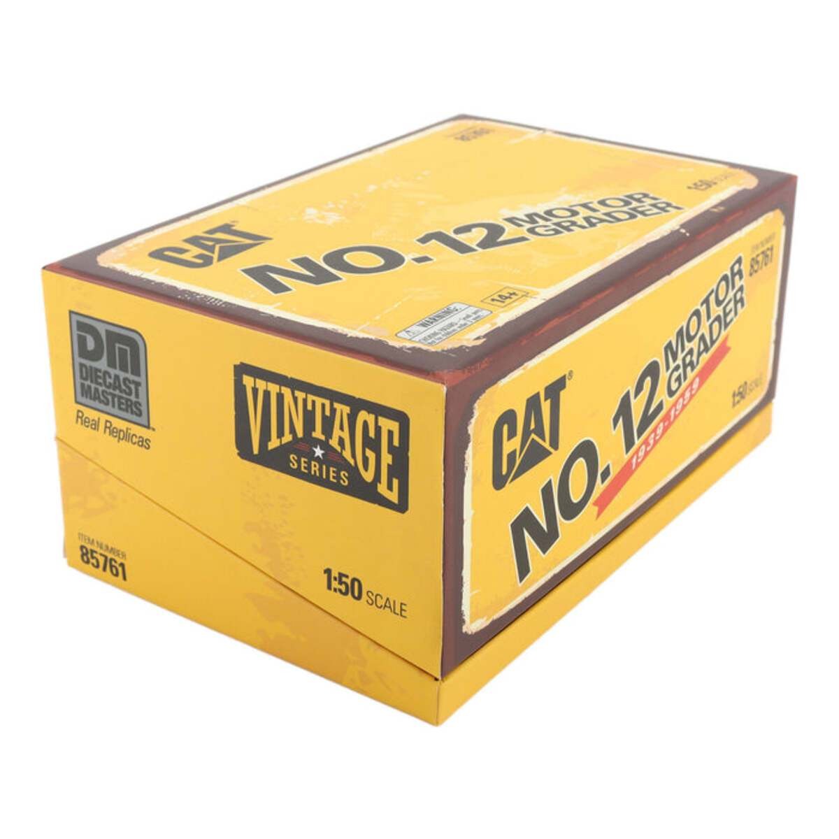 DieCast Masters 85761 1:50 Caterpillar No. 12 Motor Grader Diecast Model