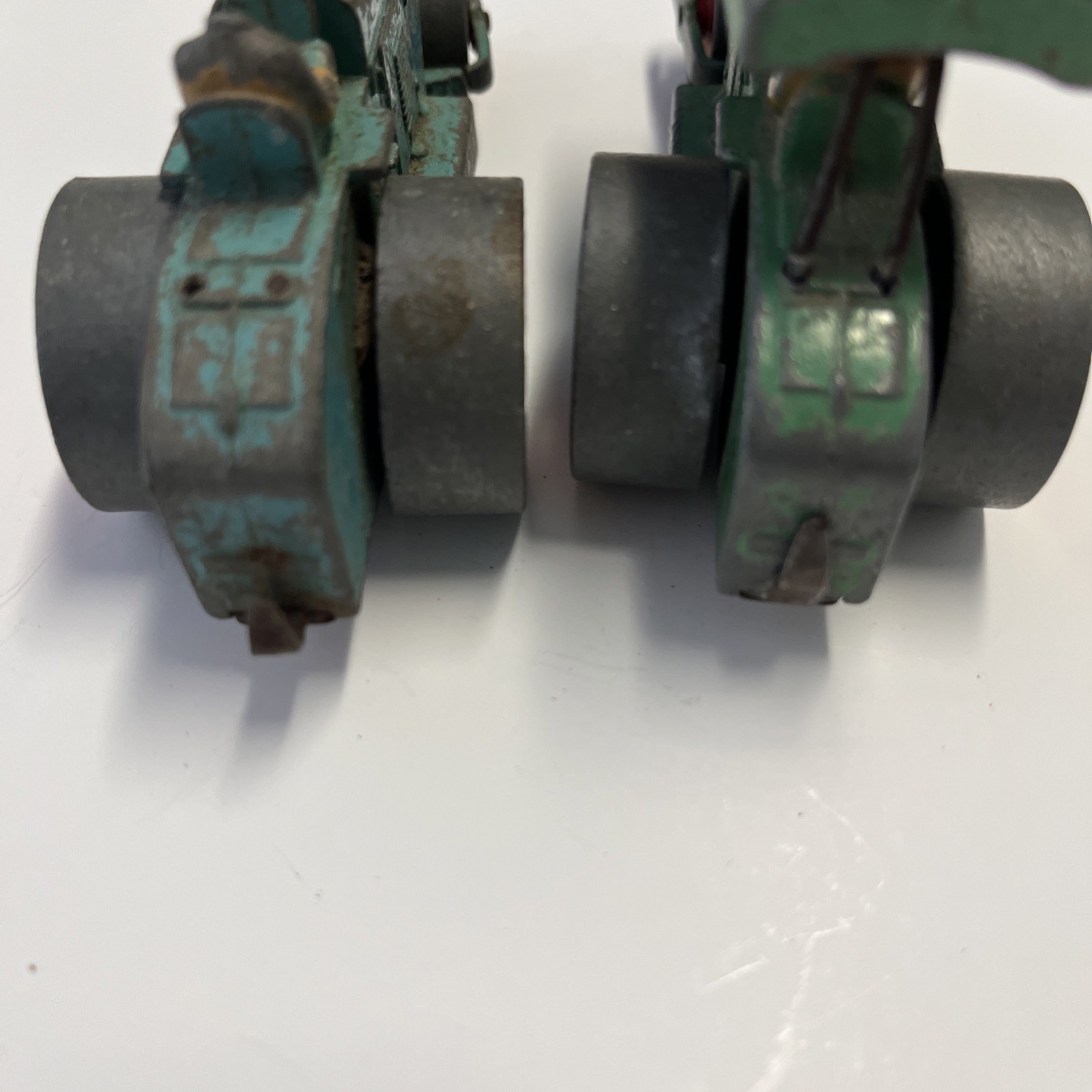 Lot of 2 Dinky Toys Aveling-Barford Diesel Roller Meccano England 4 Restoration