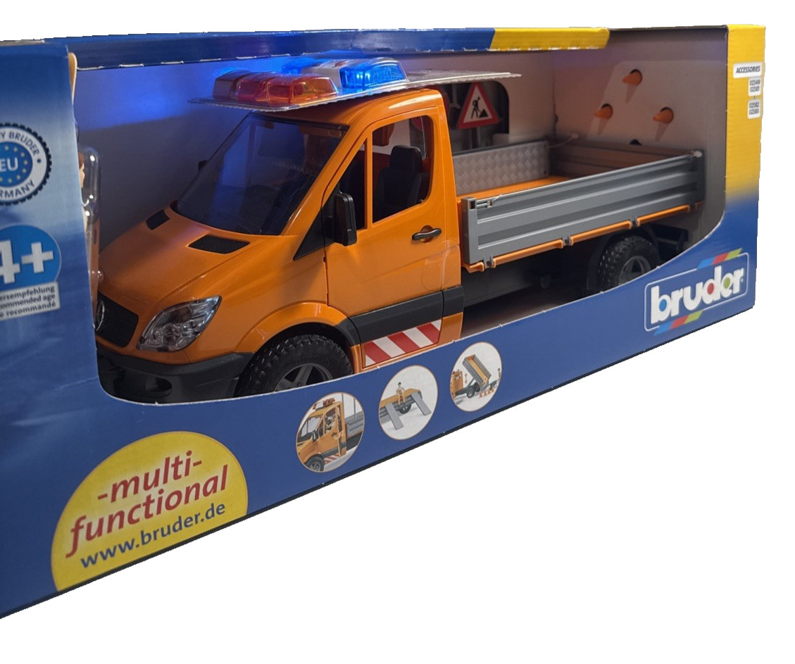 BRUDER TOYS #02677 MB Sprinter Municipal L&S Scale 1-16 Brand New Age 4+