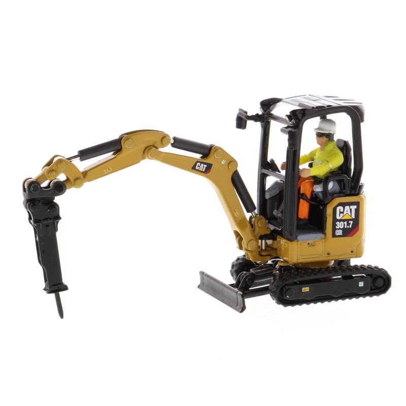 1/50 Caterpillar CAT 301.7 CR Mini Excavator – High Line Diecast Masters 85597