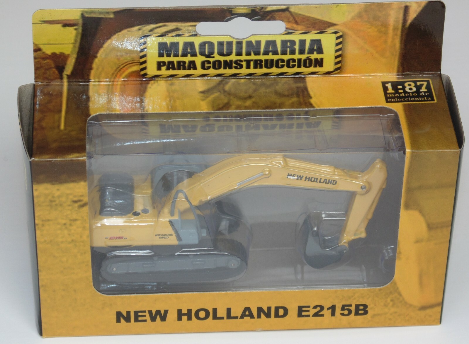 NEW HOLLAND E215B Excavator Crawler 1:87 DIECAST COLOMBIA