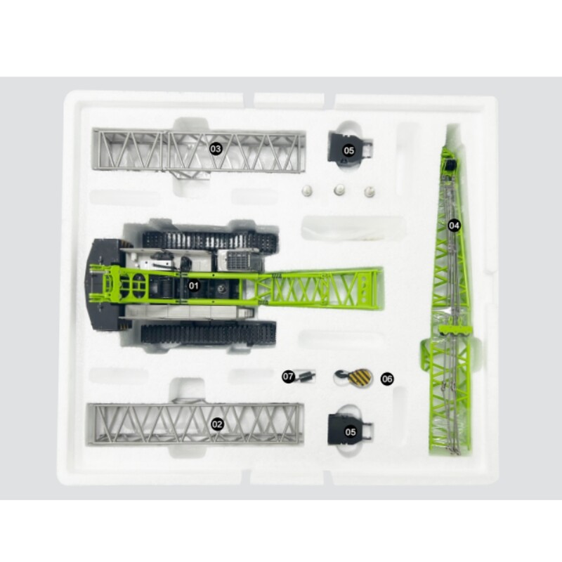 1:50 ZOOMLION ZCC1000V Crawler Crane Construct Machine Equipment Diecast Model