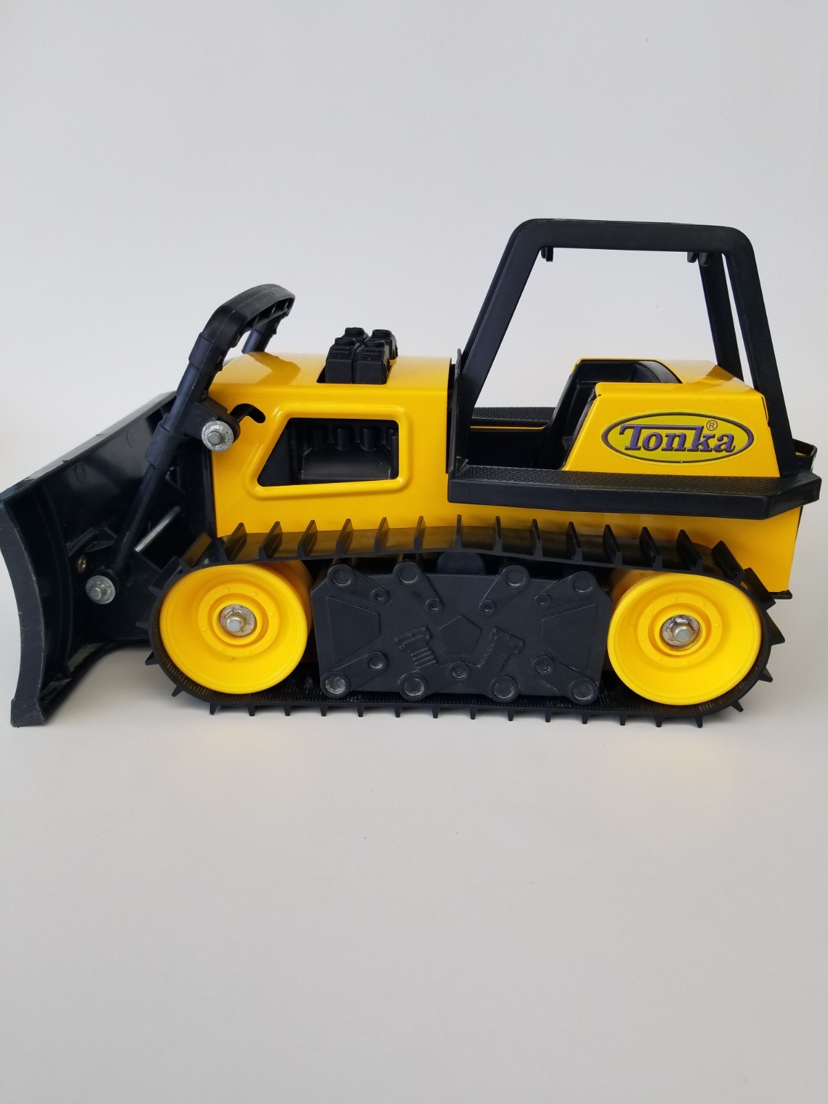 1999 Tonka Bulldozer Yellow Pressed Steel Tractor Digger
