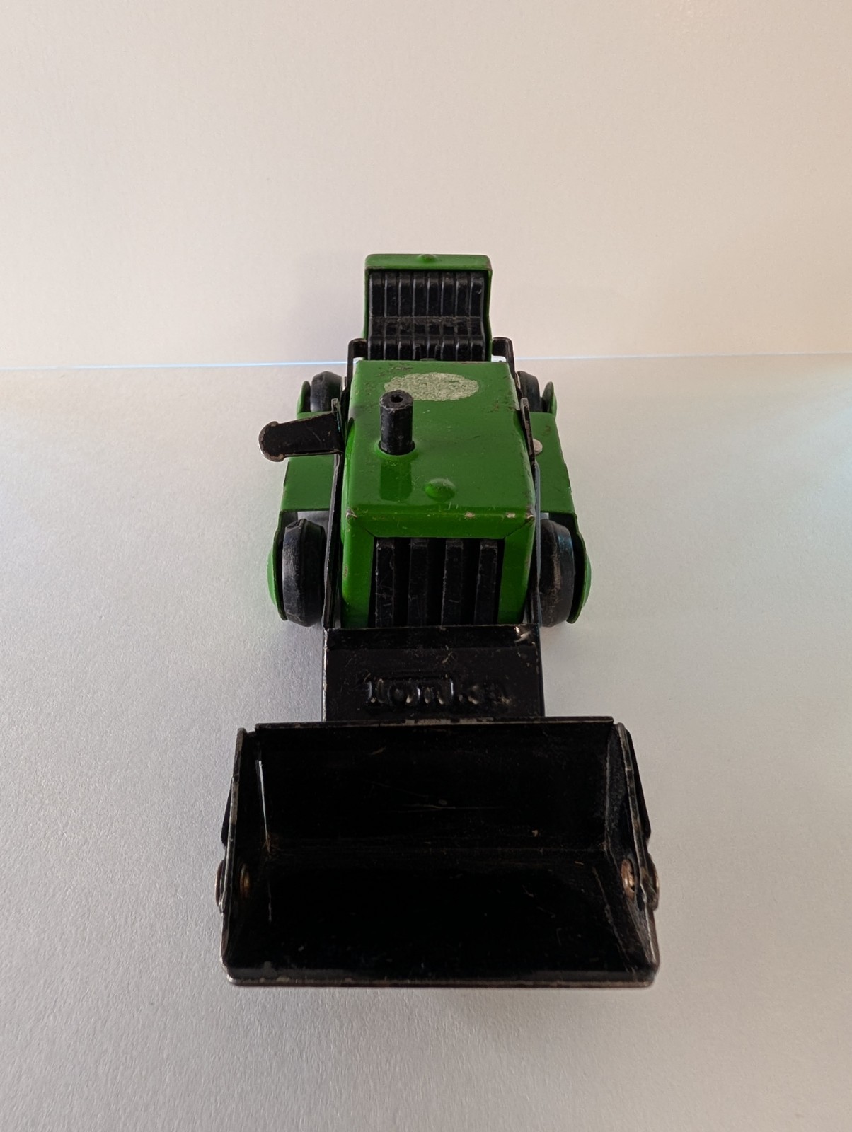 Vintage Tonka Bulldozer Mini Front End Loader – Green + Black #55290