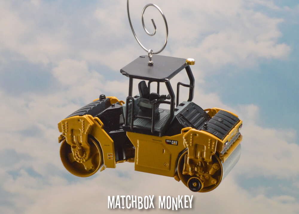Custom Caterpillar CAT CB13 Vibratory Roller w/ ROPS Christmas Ornament CB-13