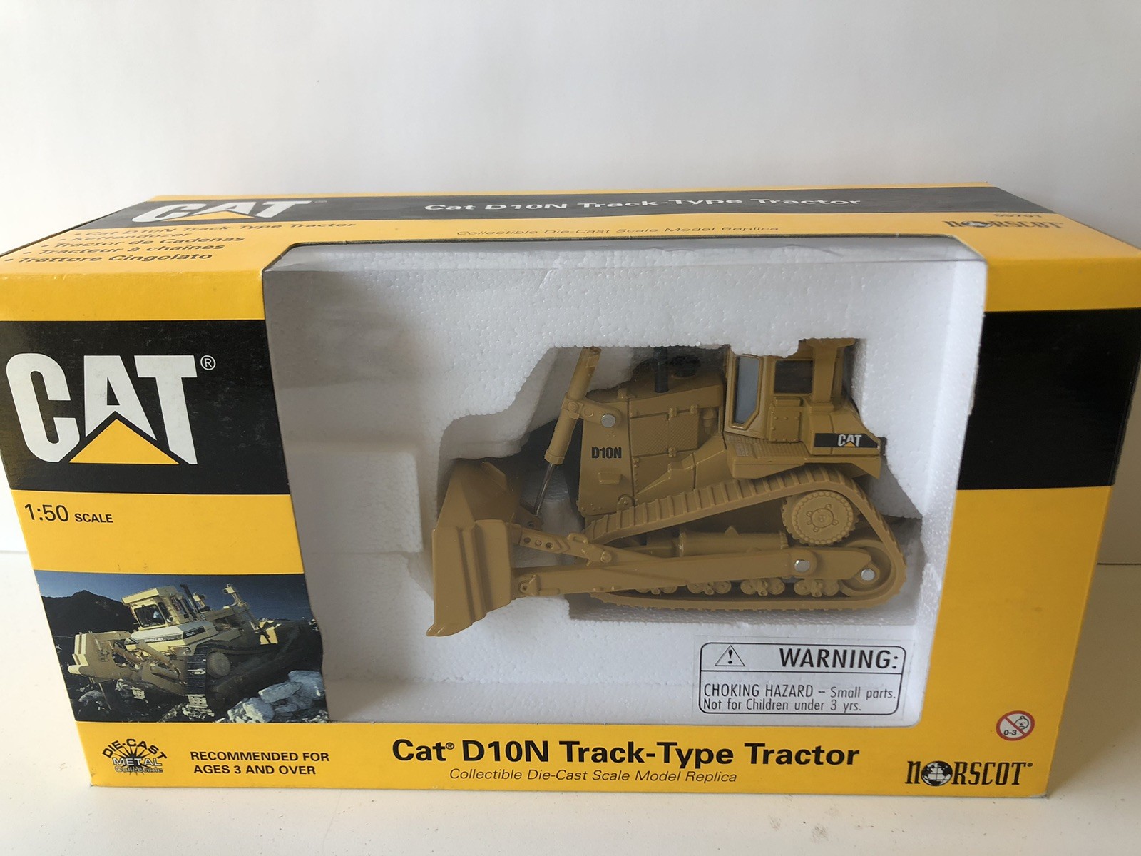 Cat D10N Track-Type Tractor Norscot #55701 NIB 1/50 Scale