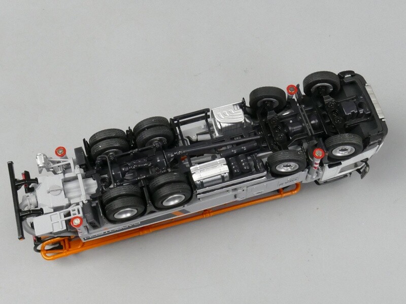1:50 NZG CIFA90 K47H Truck AROCS8X4 Pump Truck Construct Machine Diecast Model