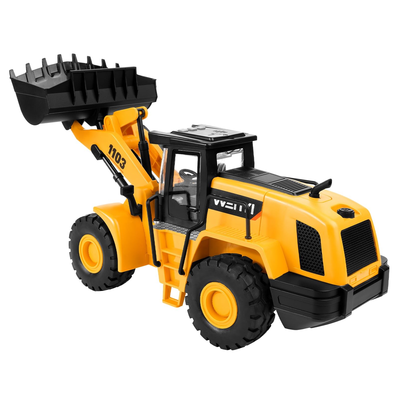 Bulldozer Toy, 16″ Front Loader, 1:10 Scale Classics Bulldozer, Wheel Loader …