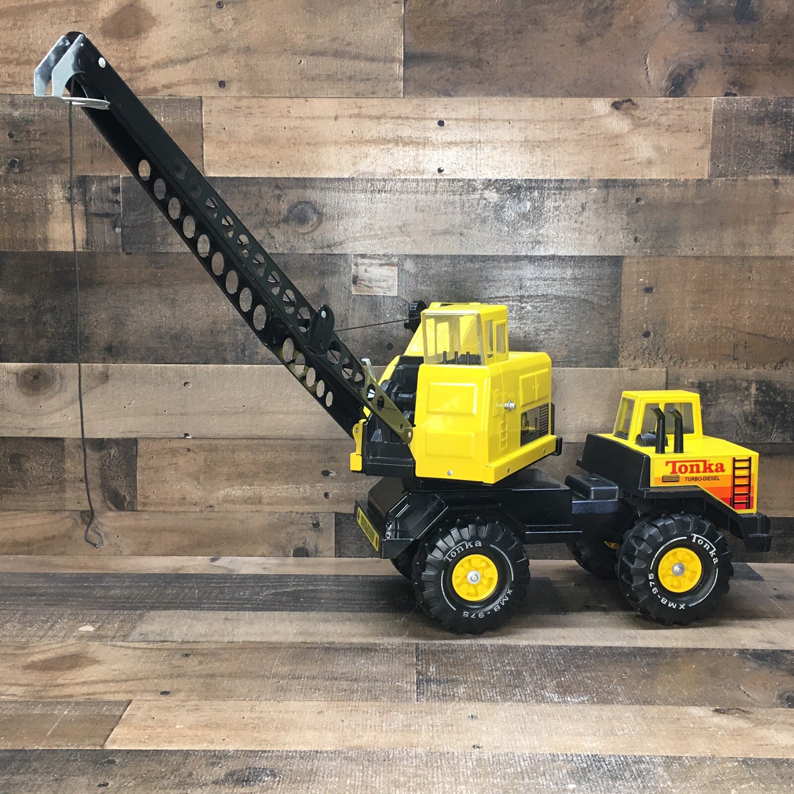 Vintage Tonka Turbo-Diesel Crane 54782 A *Missing Bucket/Scoop* Made In USA*