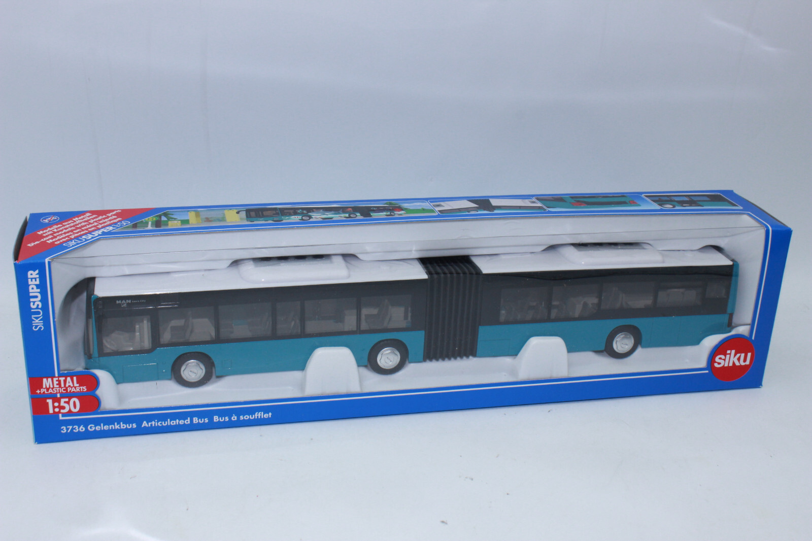 Siku 3736 Articulated Bus BUS 1:50 New OVP