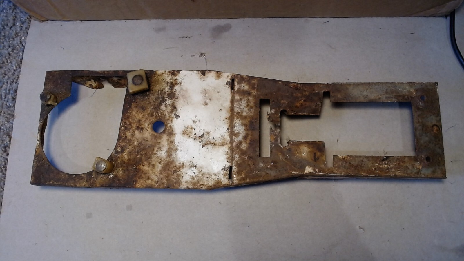Vintage Pressed Steel Truck Frame 12.25 inches long or 1:18 Scale