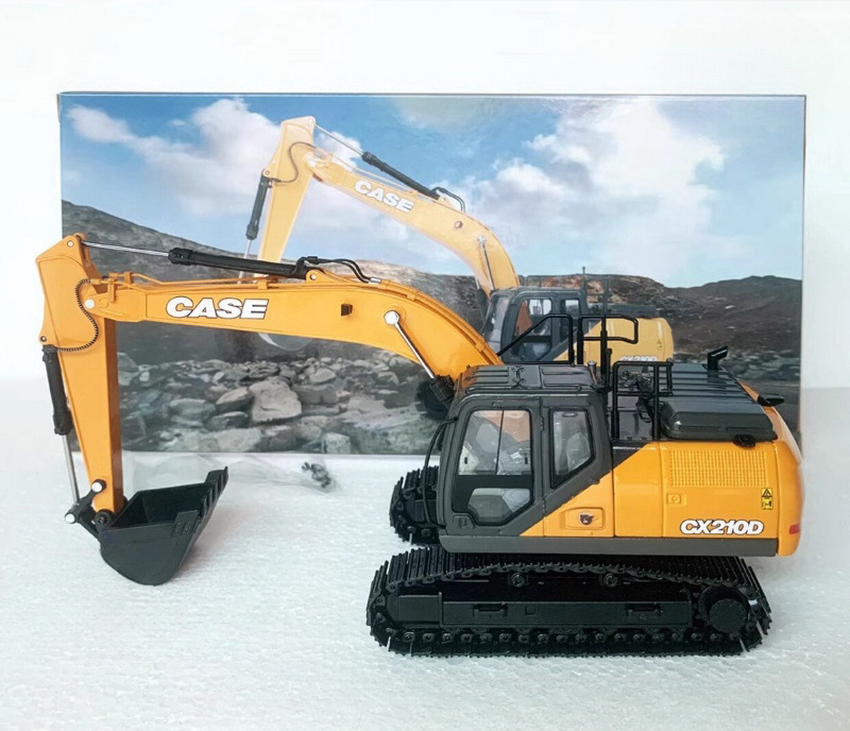 1/50 scale shell CX210D hydraulic excavator die-casting model toy gift