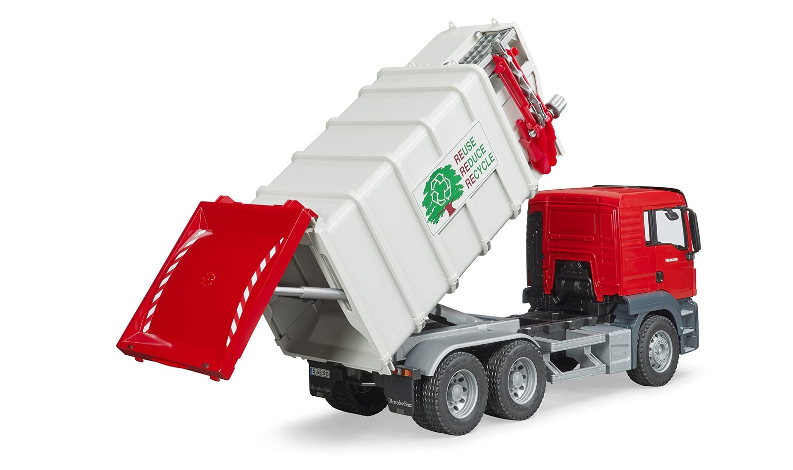 Bruder Toys 03761 Man TGS Side Loading Garbage Truck