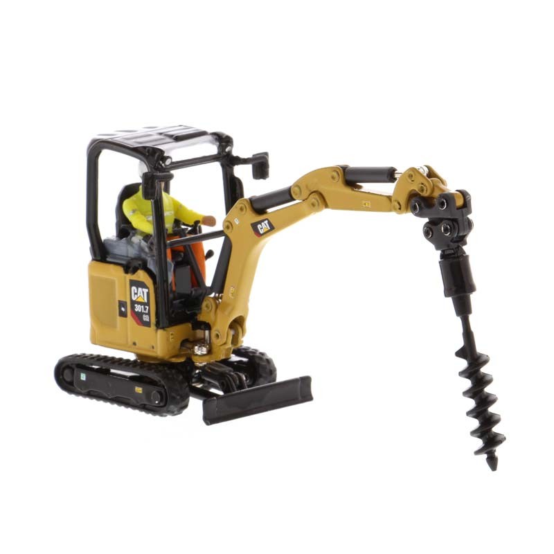 1/50 Caterpillar CAT 301.7 CR Mini Excavator – High Line Diecast Masters 85597