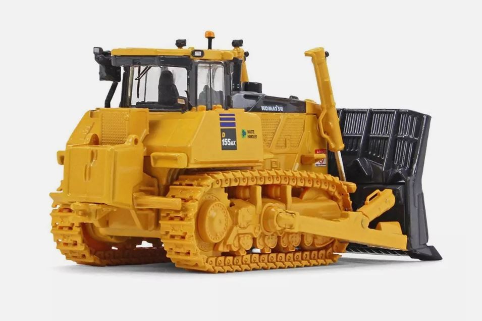 FIRST GEAR,Bull with waste blade KOMATSU D155AX-8, 1/87, FIGE80-0347