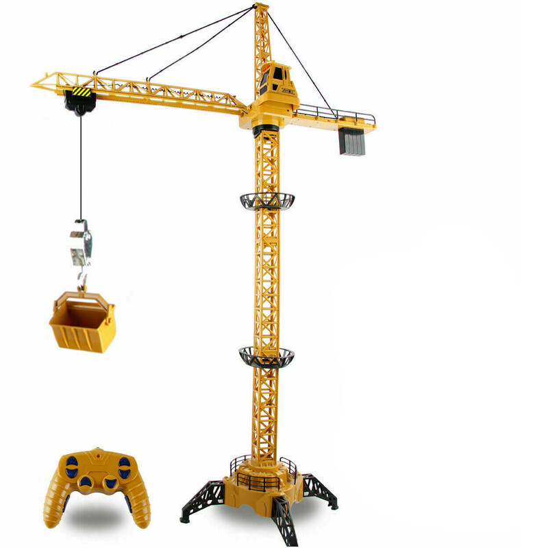 1:32 Engineering Vehicle Tower Crane Toy Model Construction Interactive Toys