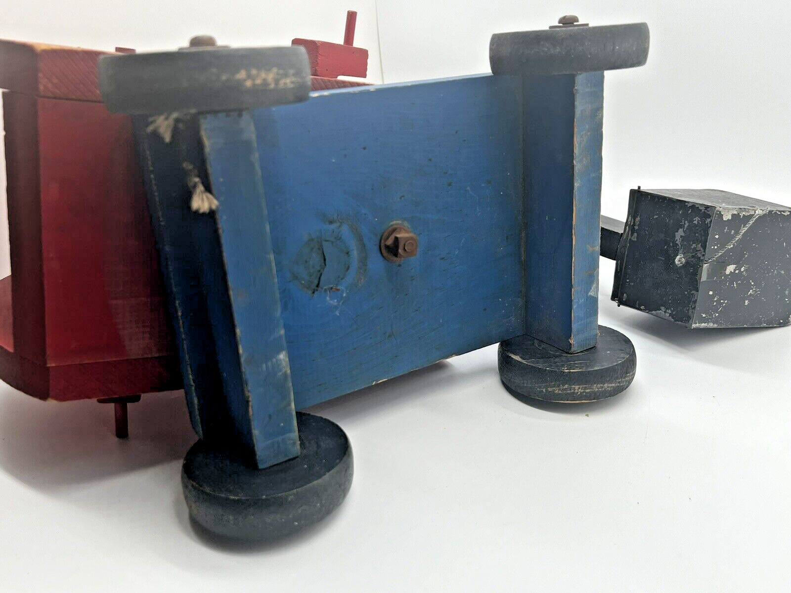 Tick Tock Wooden Toy – Made For Firestone – Antique Steam Shovel 1940s Excavator