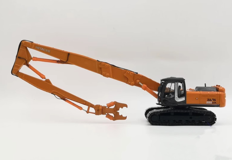 1:50 ZAXIS350LC Excavator Building Demolition Machine Equipment Diecast Model