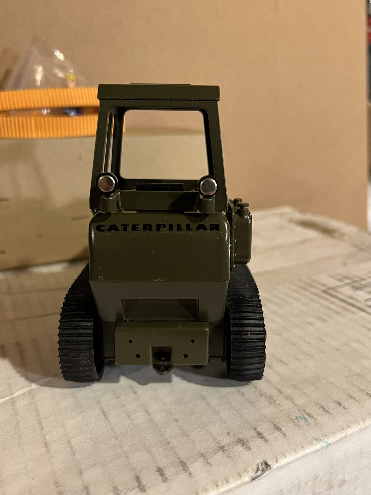 RARE NZG Caterpillar 941 Track-Type Loader Military Green W/ Orange Tracks