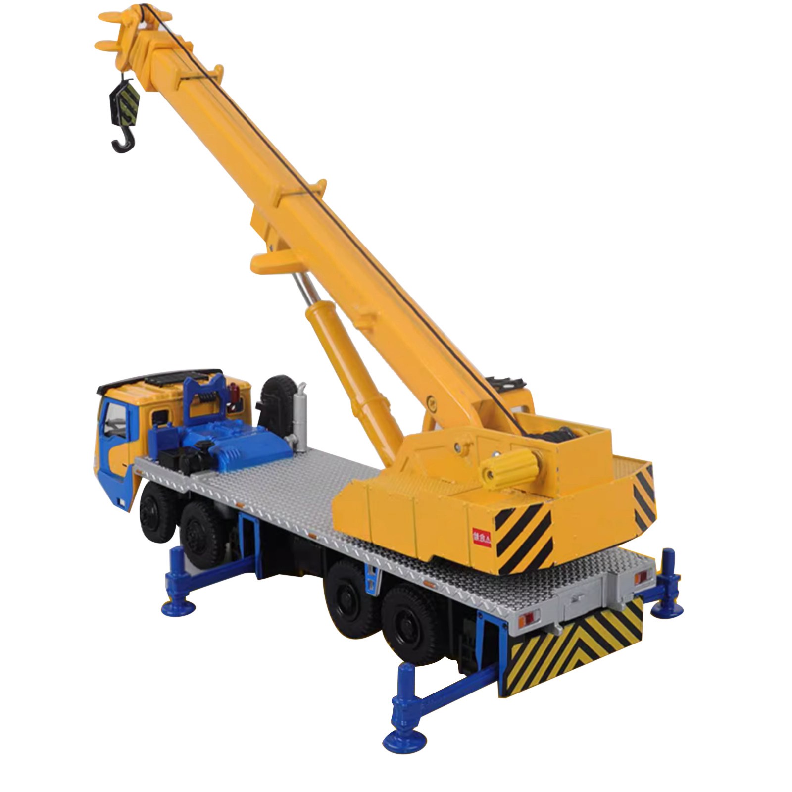 Alloy 1/55 Scale Machinery Lift Crane Truck Vehicle Finished Model Collection