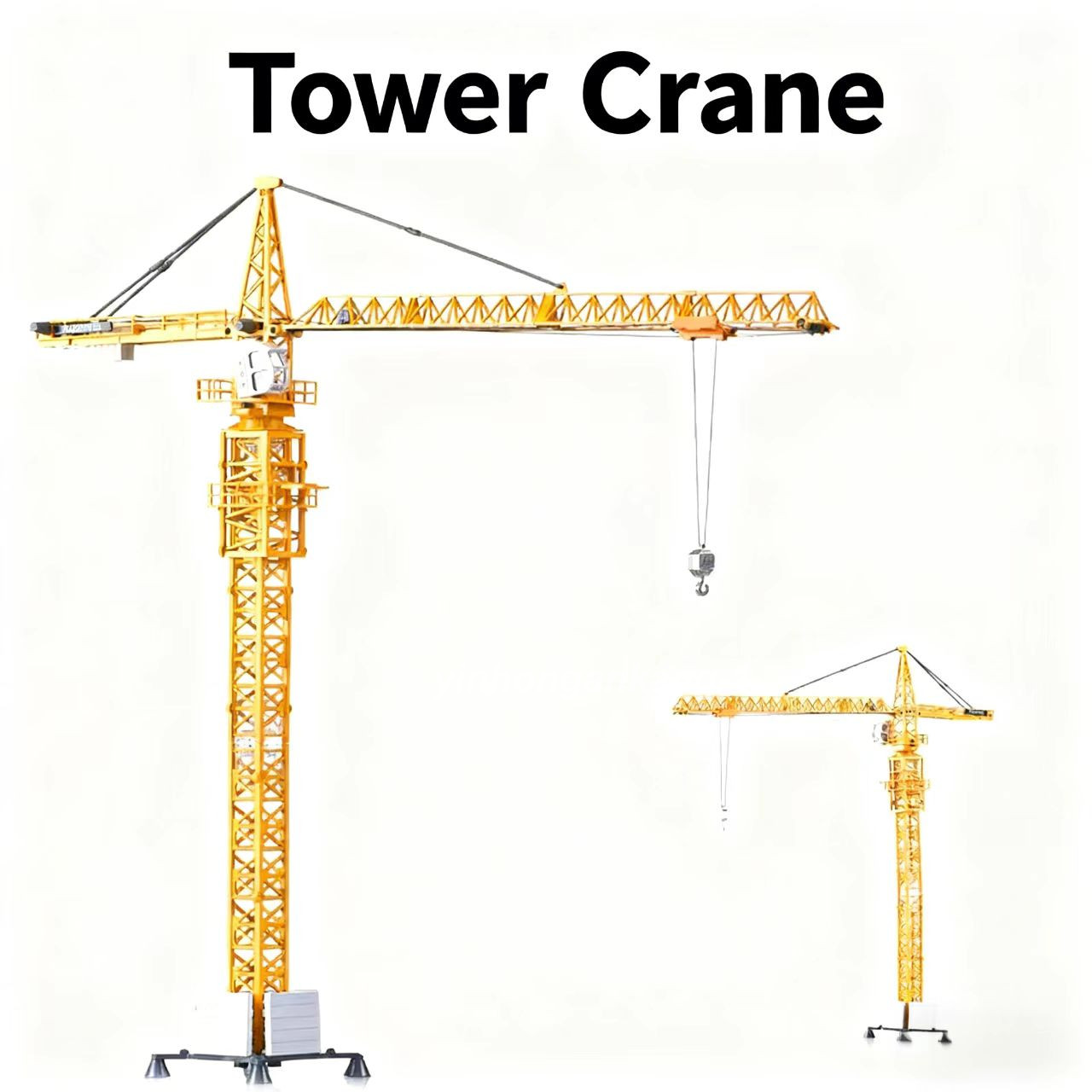 DIE CAST TOWER SLEWING CONSTRUCTION CRANE DIE CAST 1/50! O SCALE O GAUGE TRAIN