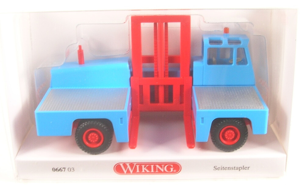 Side Loader (Light Blue/Red) 1:87 Wiking