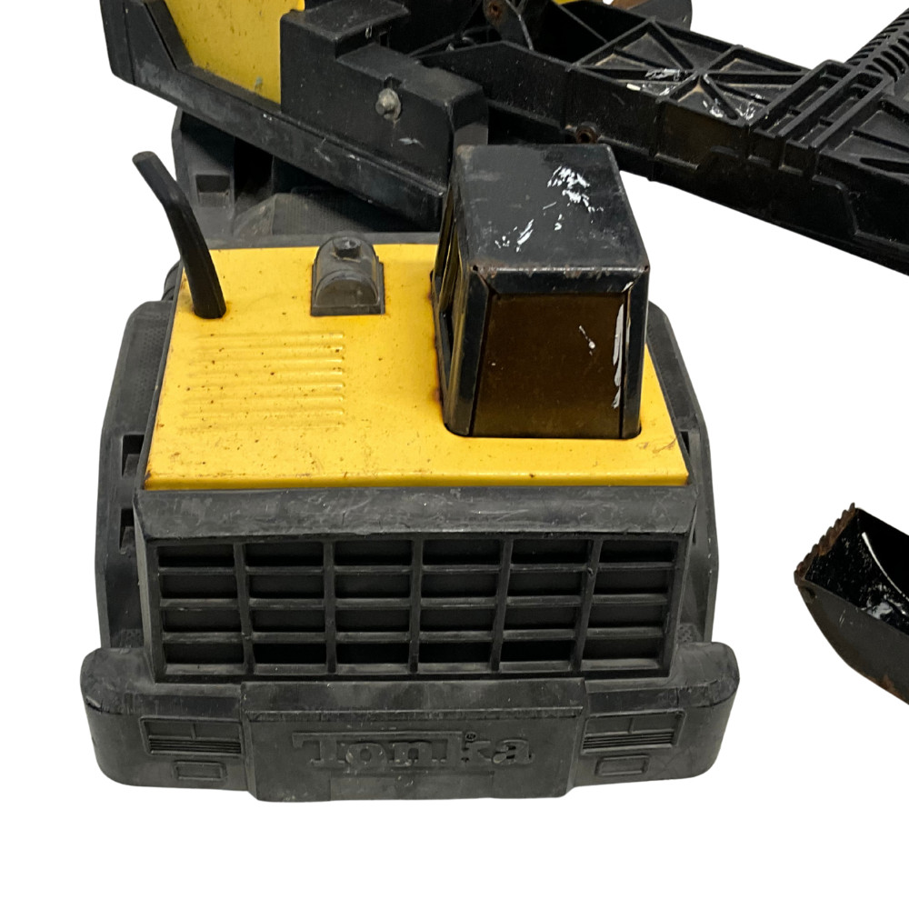 Vintage Tonka Crane Grapple Loader Arm Classic Yellow & Black Metal & Plastic